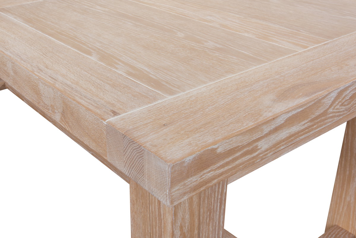 Bauhaus Dining Table, by Sarreid, 3'3" length x 9'2" width x 2'6" height View 5