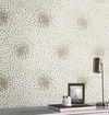 Petite Leaves Cream & Gold Wallpaper thumbnail 1