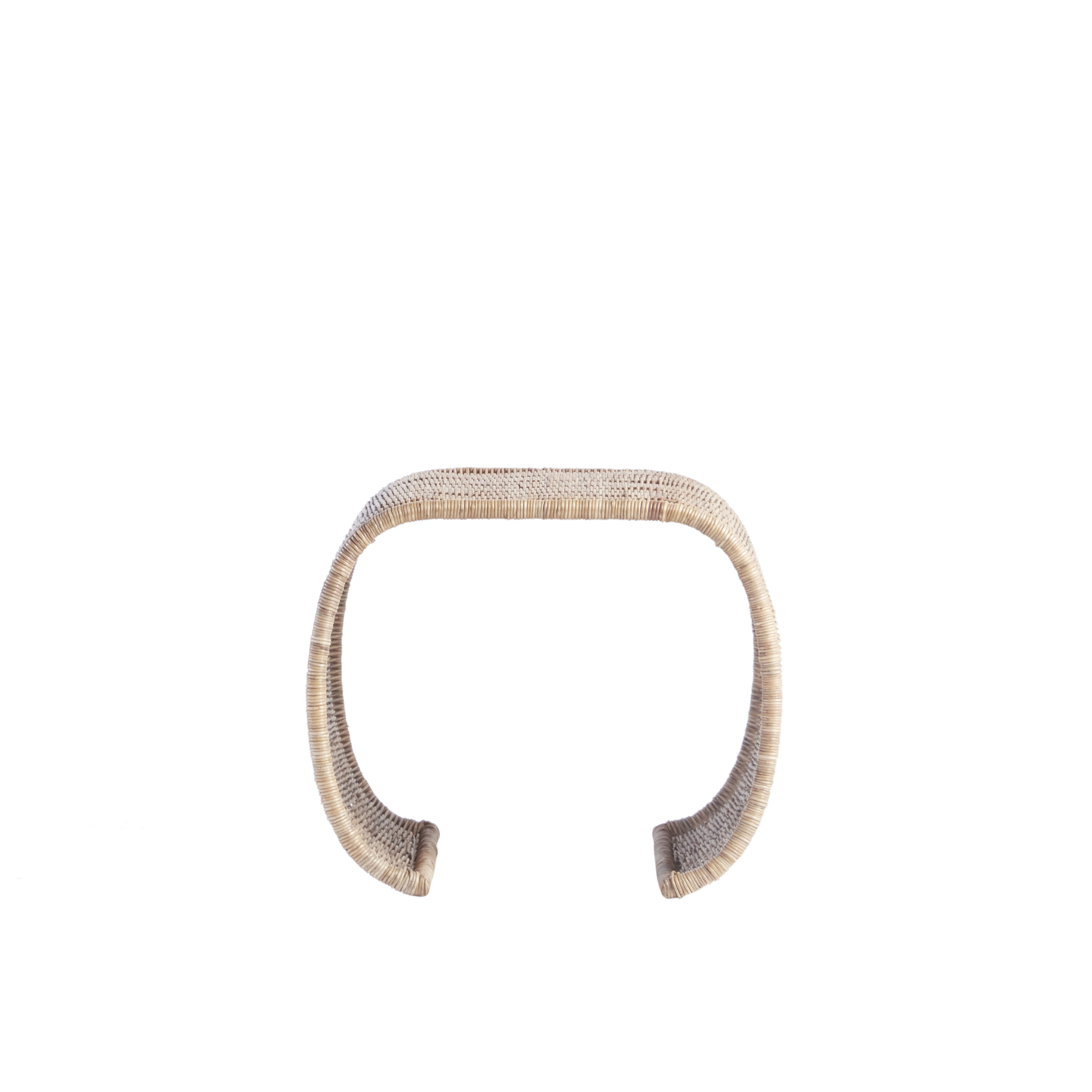 Healdsburg Wicker Side Table, Coffee Table by Woven, 24.25" length x 20" width x 20" height View 2