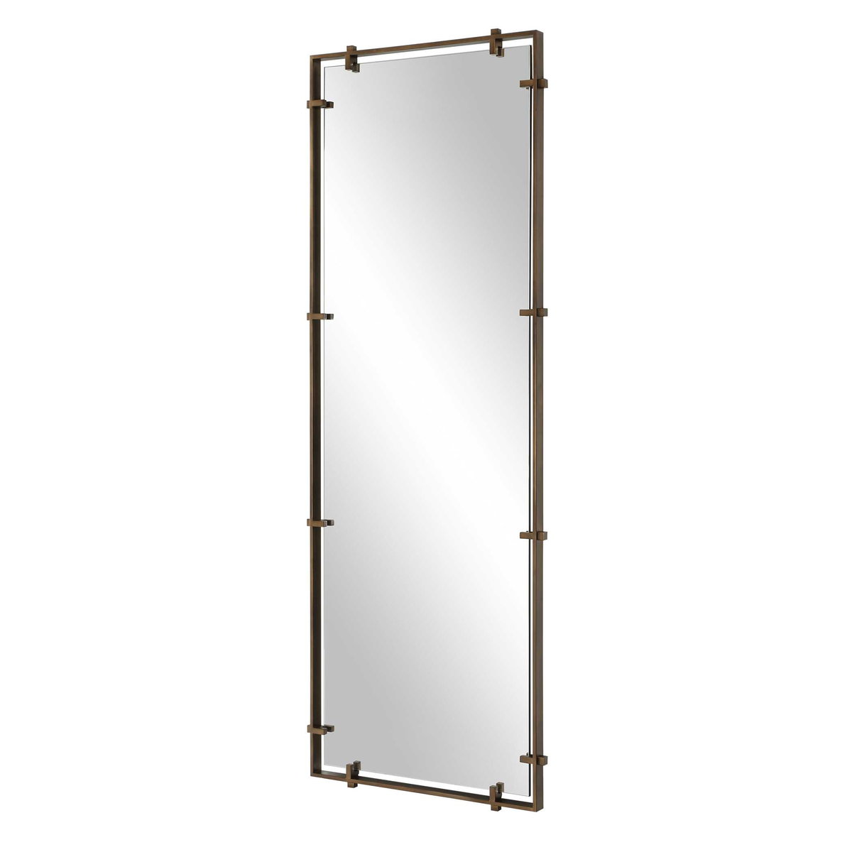 Hann Full Length Bronze Mirror, Floor Mirror by Uttermost, 27.12" width x 74.75" height x 1.62" depth View 4