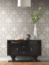 Palmetto Palm Damask Beige Wallpaper thumbnail 2