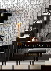 Aviary Branch Grey Peel & Stick Wallpaper thumbnail 2