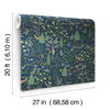 Woodland Navy Peel & Stick Wallpaper thumbnail 6