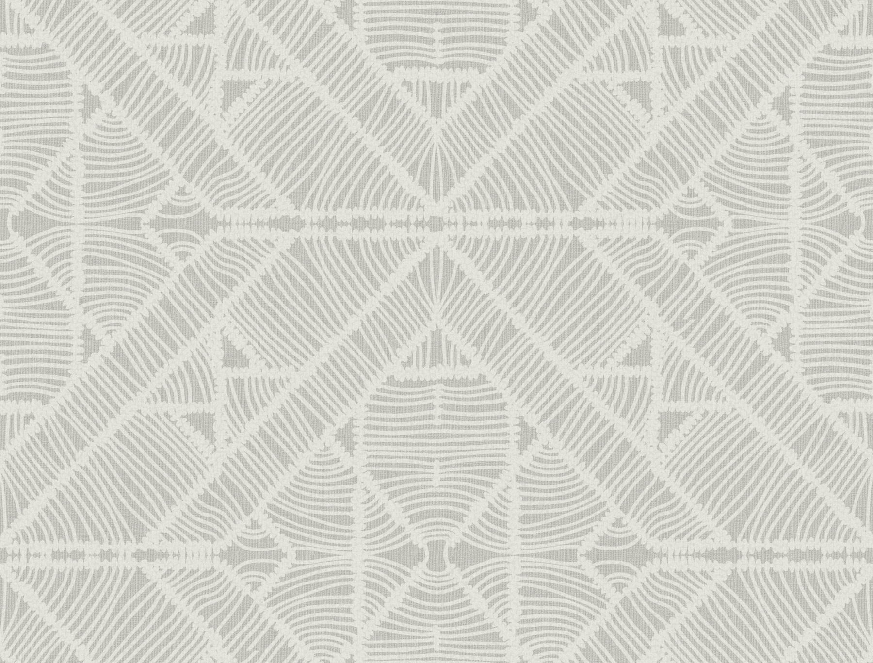 Diamond Macrame Grey Wallpaper large image 