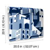 Arch Architectural Blue Peel & Stick Wallpaper, by York Wall, 20' length x 1'8.5" width x 0.02" depth thumbnail 8