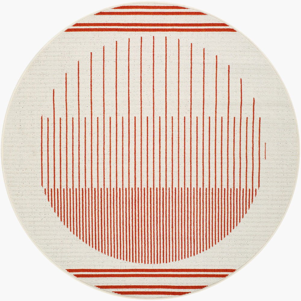 Alfresco Machine Woven Rug, by Surya, 5'2.99" length x 5'2.99" width