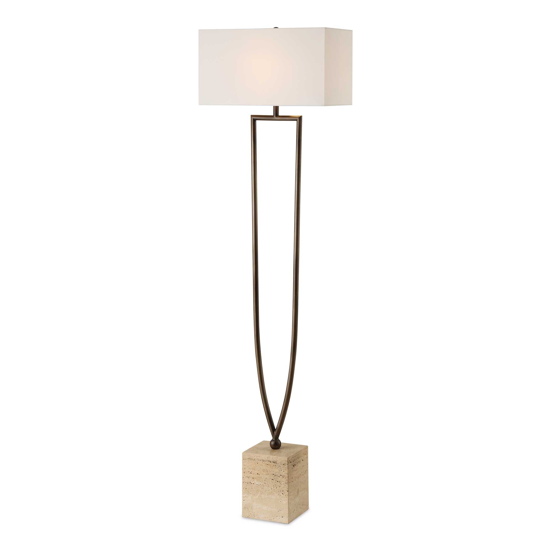 Fork In The Road Floor Lamp, by Uttermost, 18" width x 64" height x 10" depth View 1