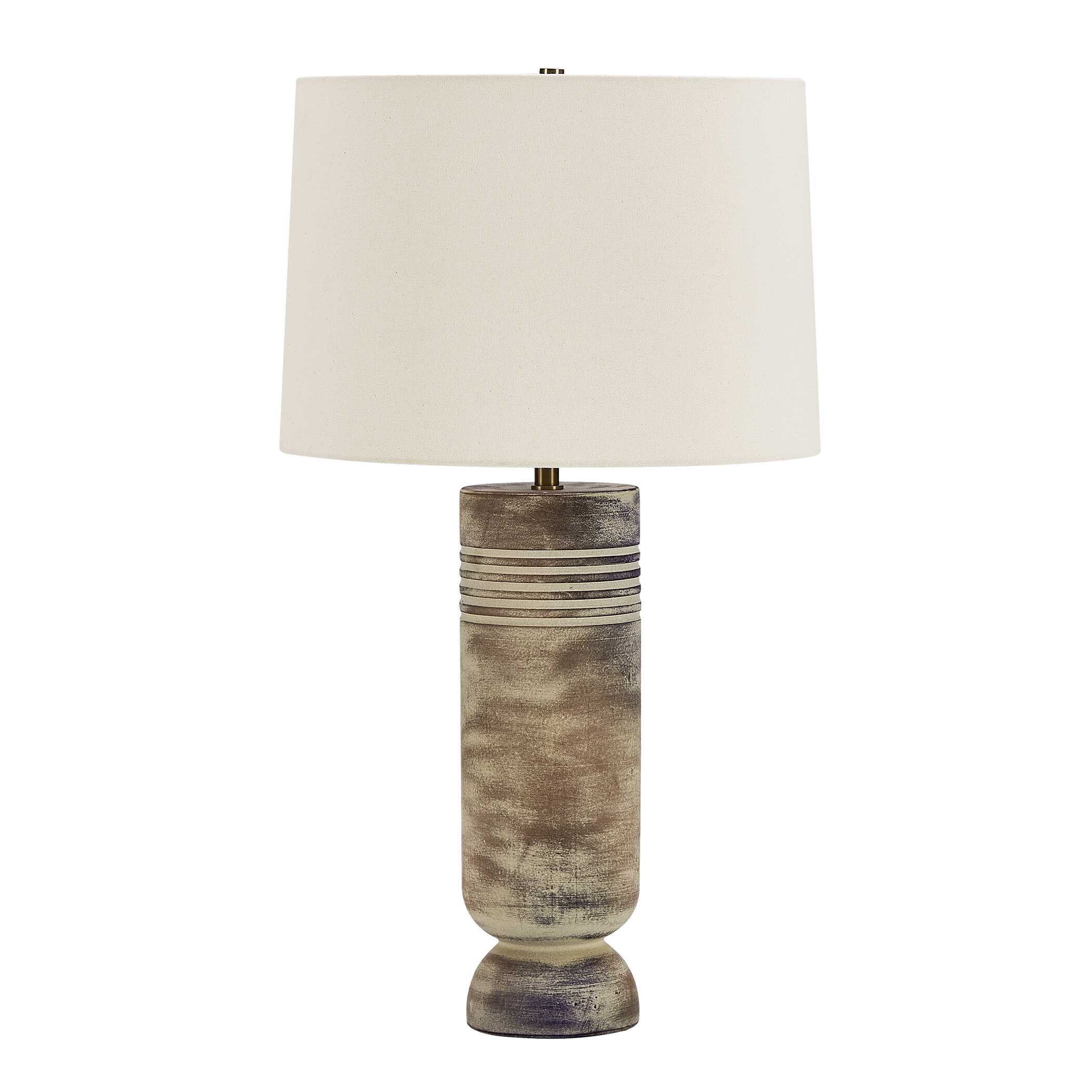 Vale Beige Hues Table Lamp, by Uttermost, 16" width x 28.37" height x 16" depth View 4