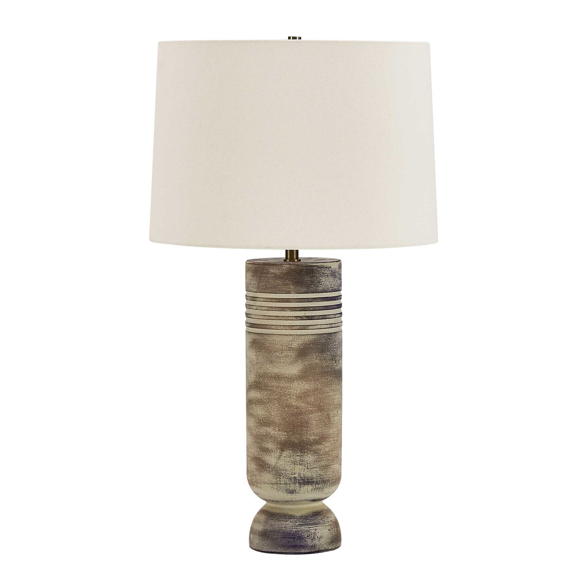 Vale Beige Hues Table Lamp, by Uttermost, 16" width x 28.37" height x 16" depth View 4