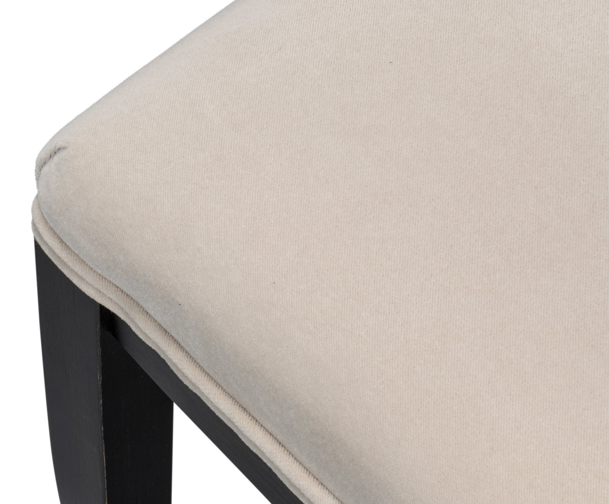 Goccia Side Chair  Nero  Banks Organza, by Sarreid, 1'7" length x 1'9" width x 3'5" height View 12
