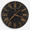 Bond Street 18' Black Wall Clock, by Uttermost, 18" width x 18" height x 2" depth thumbnail 1