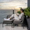 Inou Elements Modular Chaise, Outdoor Furniture by Crescent Garden, 4'5.3" width x 2'2.4" height x 2'3.8" depth thumbnail 4