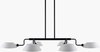 Mandoza Chandelier, by Surya, 26" length x 42" width x 56" height thumbnail