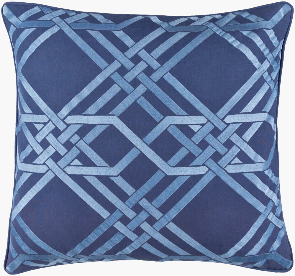 Pagoda Accent Pillow, Decorative Pillow by Surya, 18" length x 18" width