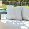 Basket Stripe Ivory Outdoor Pillow, Outdoor Pillows & Cushion by Uttermost, 1'8" width x 1'8" height x 8" depth thumbnail 2