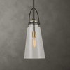 Saugus Industrial 1 Light Pendant, by Uttermost, 8" width x 1'8" height x 8" diameter x 8" depth thumbnail 1