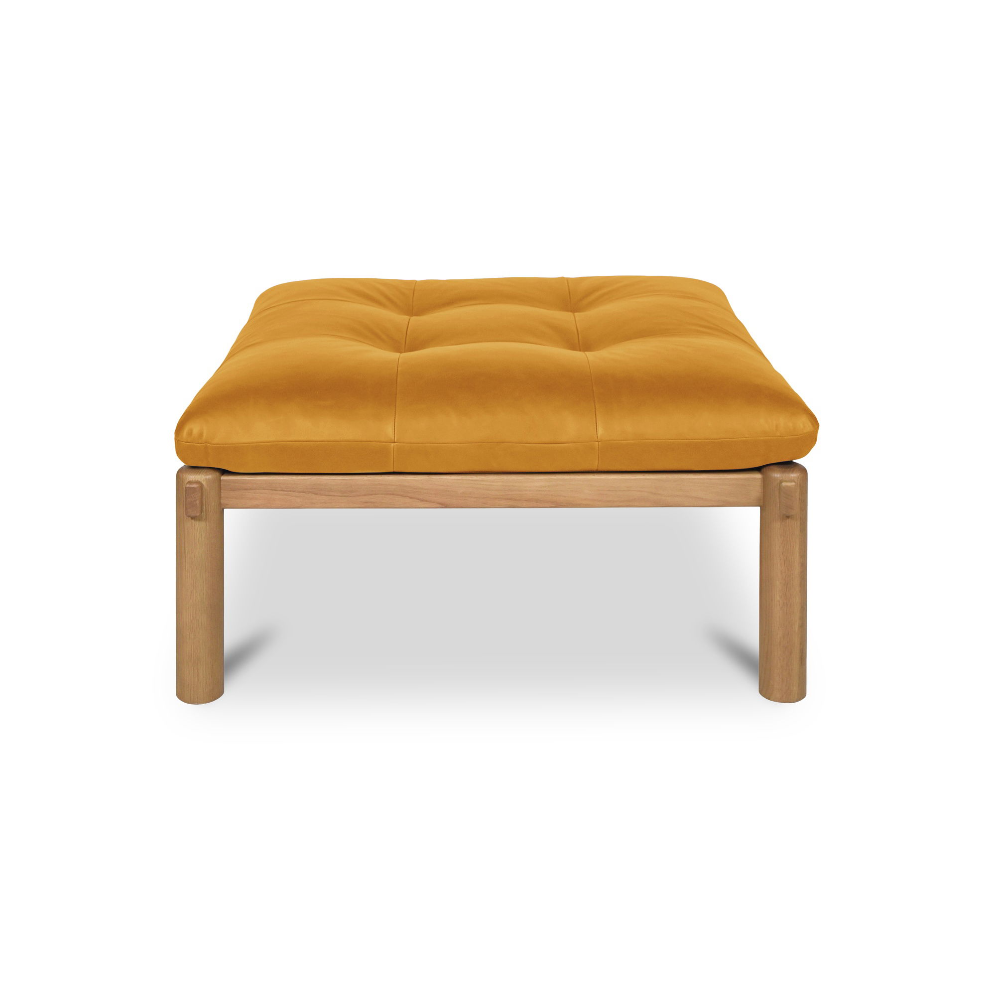 Costello Ottoman Tan, by Moe's Home, 37" width x 18" height x 37" depth View 4