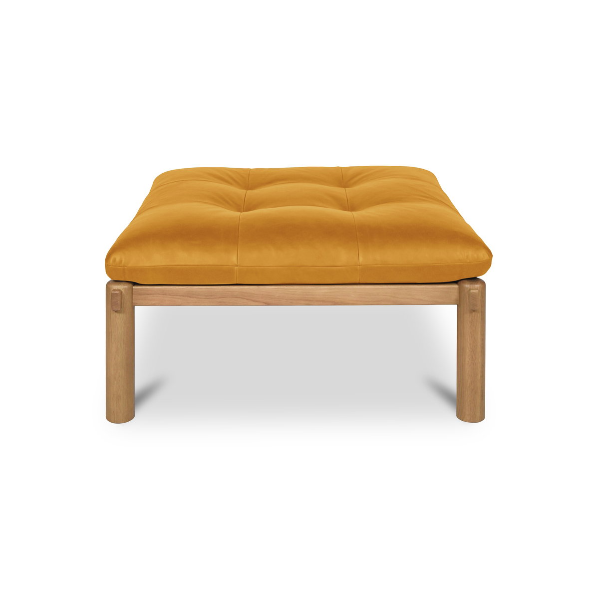 Costello Ottoman Tan, by Moe's Home, 37" width x 18" height x 37" depth View 4