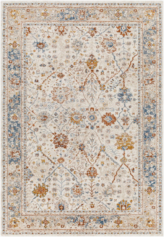 Tuscany Machine Woven Rug, by Surya, 5'6.93" length x 4'3.18" width
