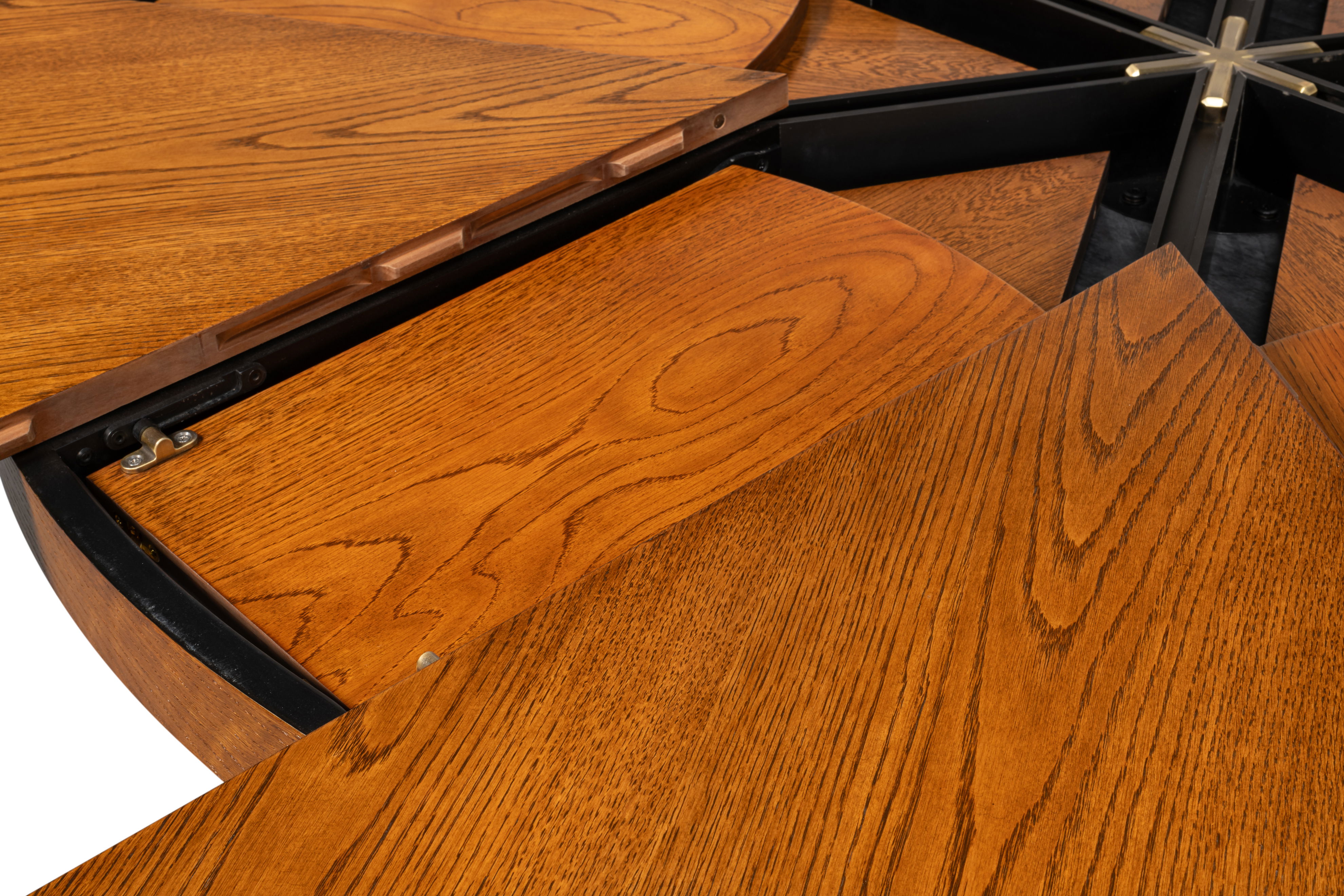 Casual Jupe Dining Table,Tobacco B,Med, by Sarreid, 55" length x 55" width x 30" height View 4