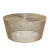Radiance Coffee Table-Antique Brass, by Studio A Home, 36.25" width x 17" height x 36.25" depth thumbnail 1