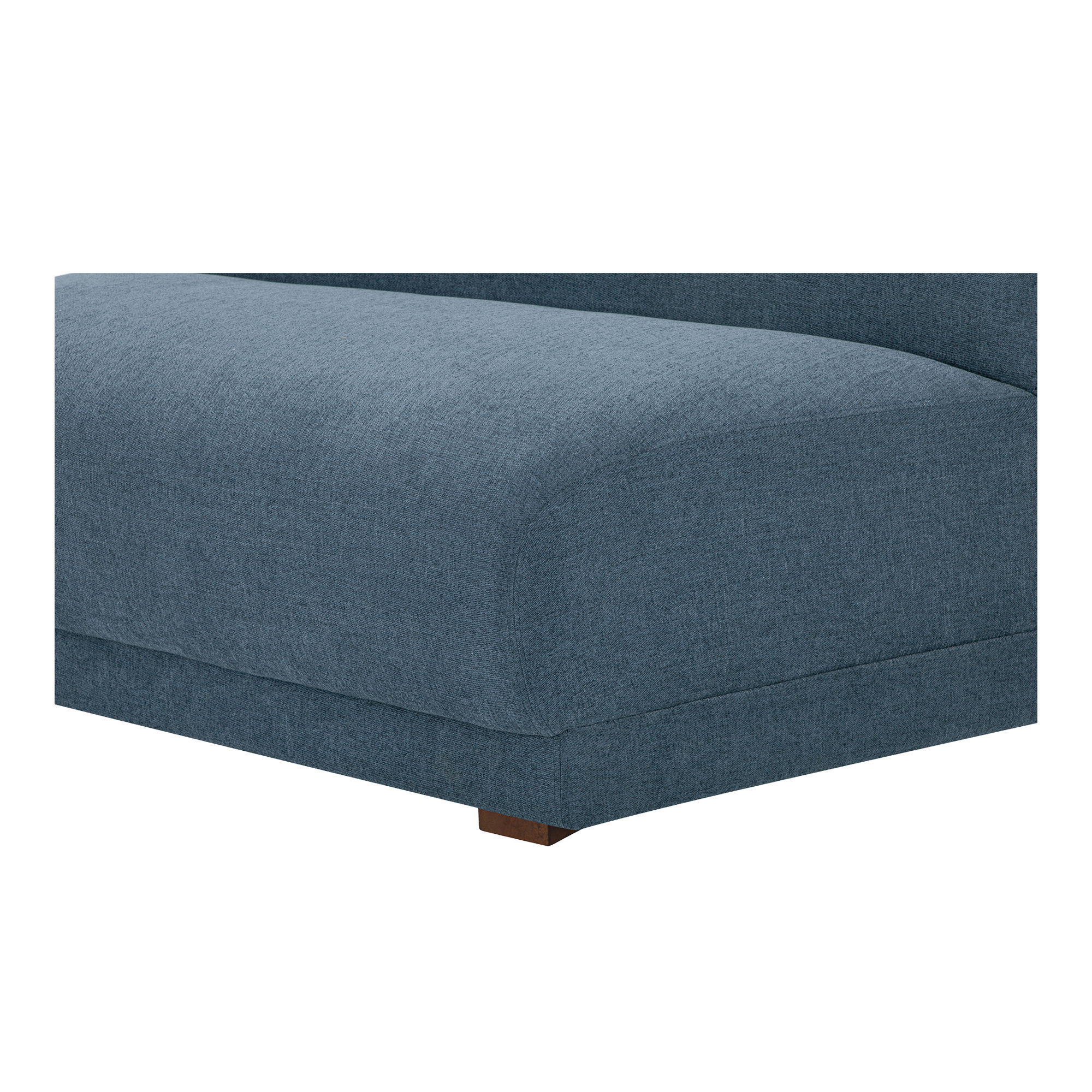 Fraser Left Arm Facing Sofa Deep Blue, Sectional Sofa by Moe's Home, 70" width x 31.5" height x 34.3" depth View 5