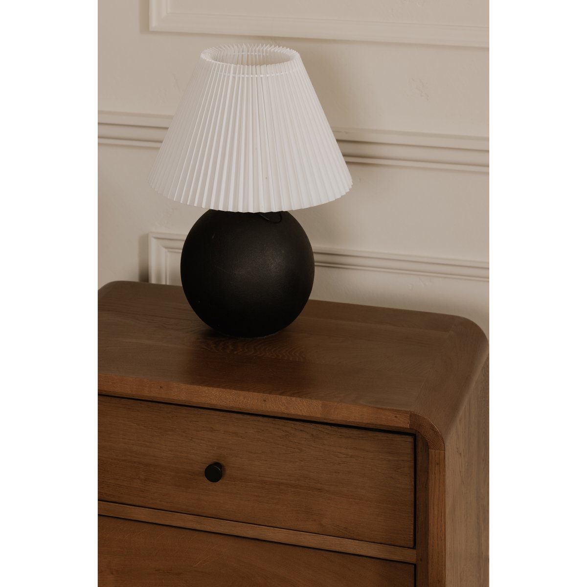 Riley Nightstand Oak, by Moe's Home, 26" width x 25" height x 16" depth View 10