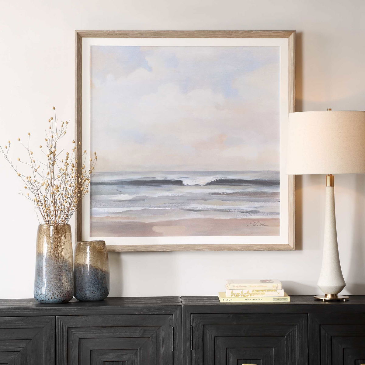 Haze Framed Print, Art by Uttermost, 40.87" width x 40.87" height x 2" depth View 4
