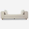 Repose Oversized Ivory Bench, Benche by Uttermost, 90.5" width x 28.5" height x 26" depth thumbnail 1