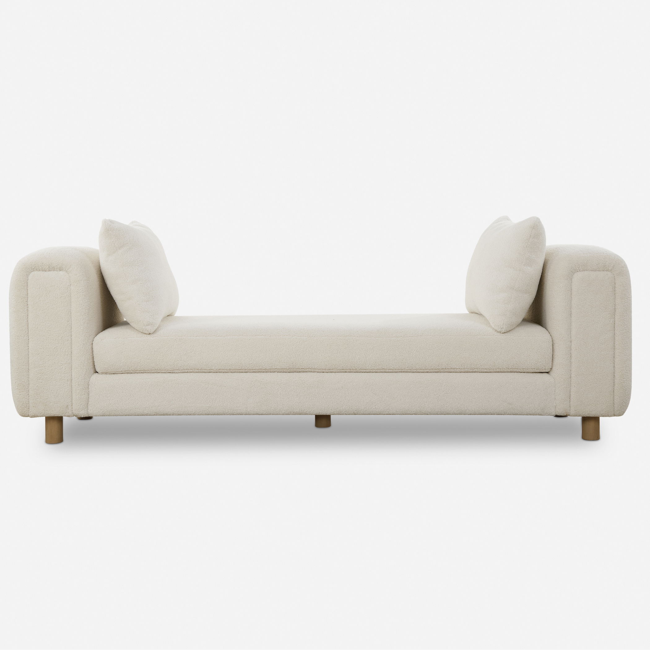 Repose Oversized Ivory Bench large image 