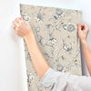 Passion Flower Toile Beige Wallpaper thumbnail 5