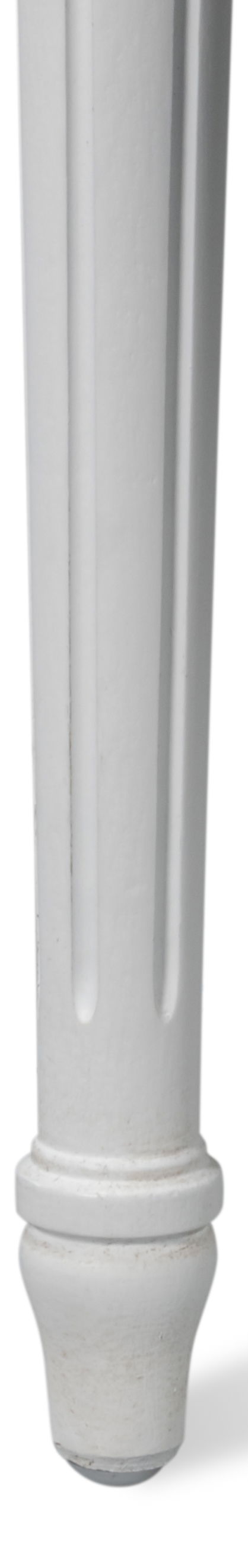 Hugo Oval Side Chair, Cortina White, Dining Chair by Sarreid, 45659" length x 23" width x 38" height View 8