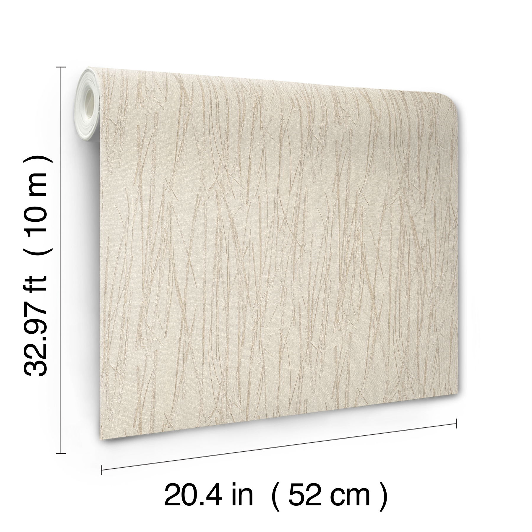 Piedmont Bamboo Ivory Wallpaper large image 
