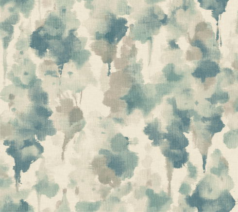 Mirage Off White & Dark Blue Wallpaper