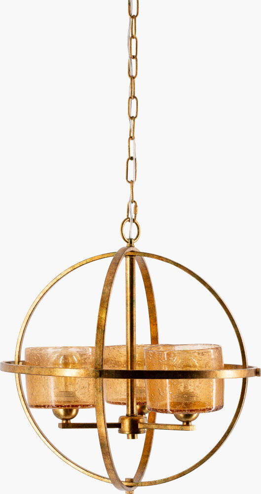 Muye Chandelier, by Surya, 24" length x 24" width x 34" height