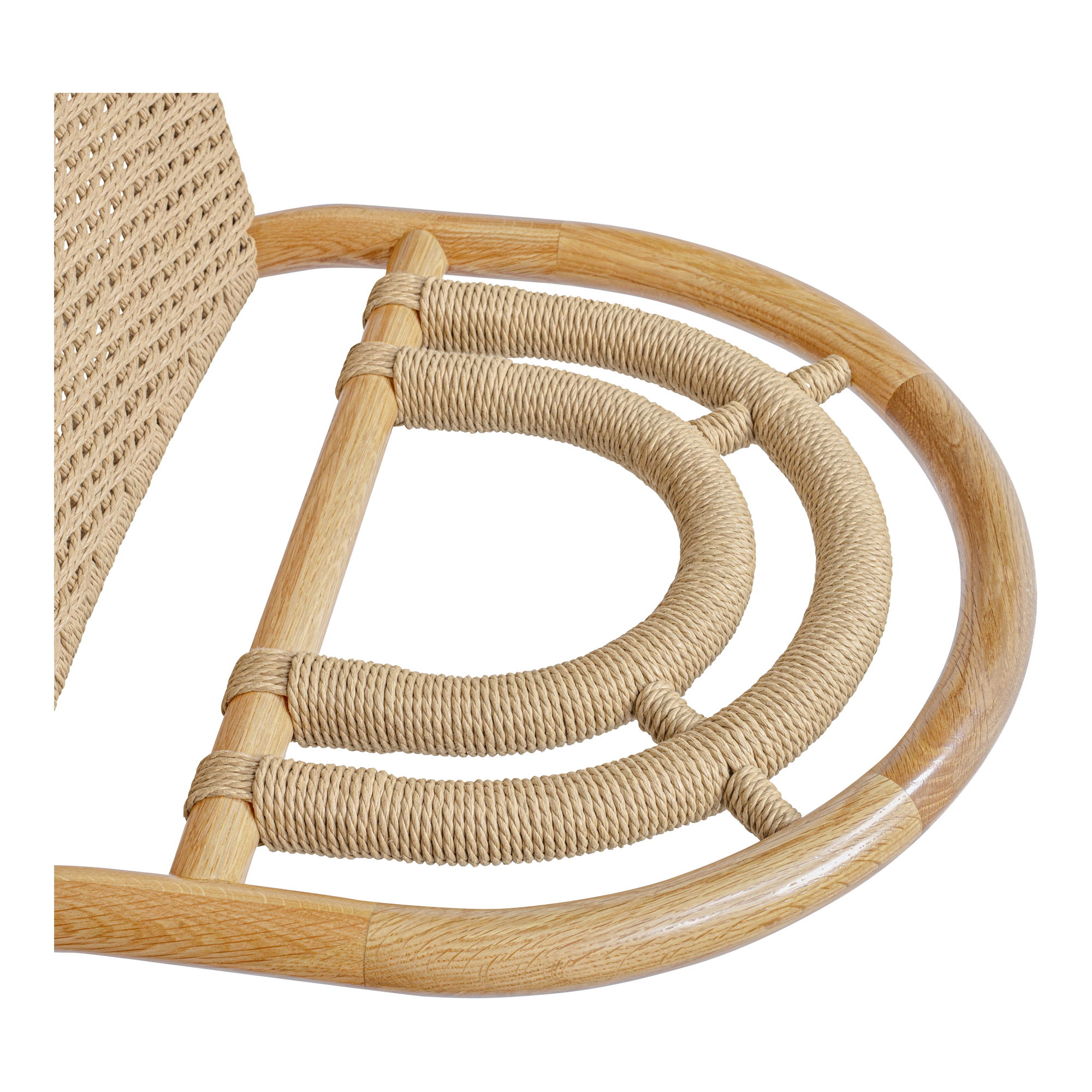 Avery Dining Chair Natural – Set Of Two, by Moe's Home, 20" width x 34.75" height x 21.5" depth View 6