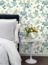 Fanciful Blue & White Wallpaper thumbnail 2