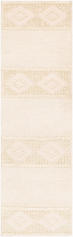 Farmhouse Neutrals Handmade Rug, by Surya, 3' length x 2' width