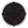 Cornelia Black Round Mirror, by Uttermost, 3'6.5" width x 3'6.5" height x 1.25" depth thumbnail 7