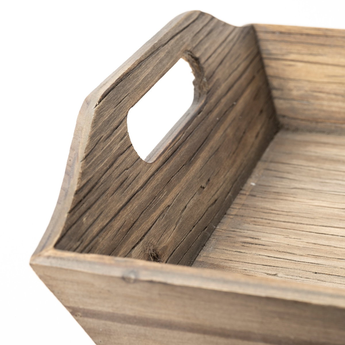 Tawny (Set of 2) Natural Wooden Trays, Decorative Tray by Mercana, 24.8" length x 11.81" width x 3.66" height View 9