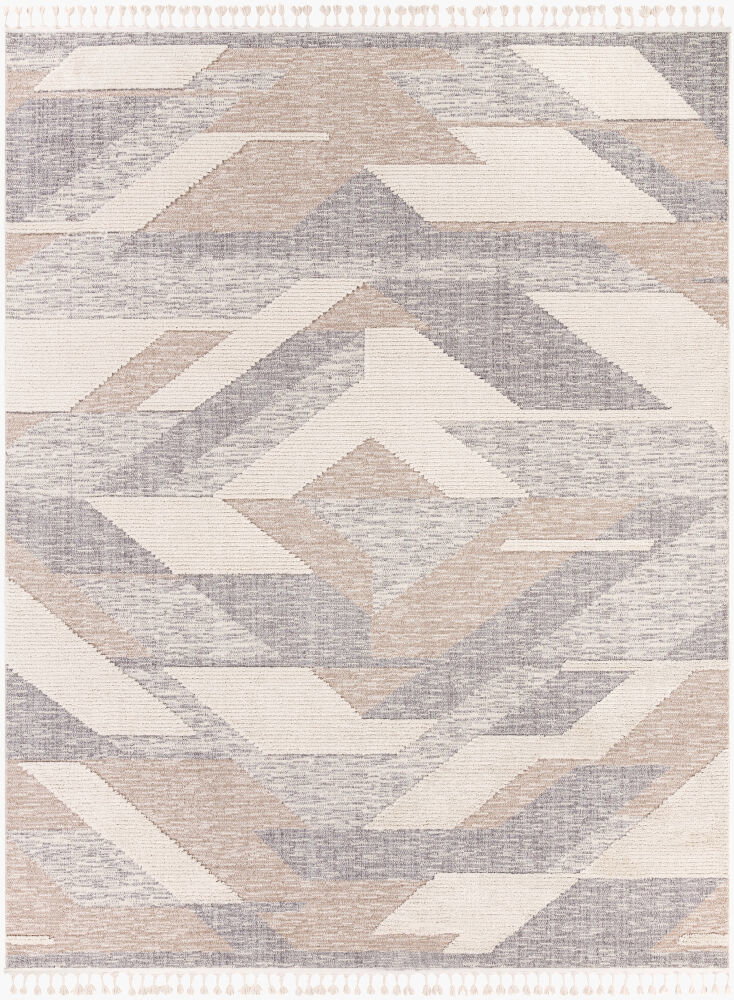 Azilal Machine Woven Rug, by Surya, 1'3.75" length x 1'3.75" width