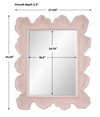 Sea Coral Pink Mirror, by Uttermost, 2'3.12" width x 2'10.25" height x 2.5" depth thumbnail 3
