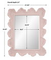 Sea Coral Pink Mirror, by Uttermost, 27.12" width x 34.25" height x 2.5" depth thumbnail 3