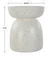Inhale Cast White Accent Table, Side & End Table by Uttermost, 15.75" width x 17.75" height x 15.75" depth thumbnail 3