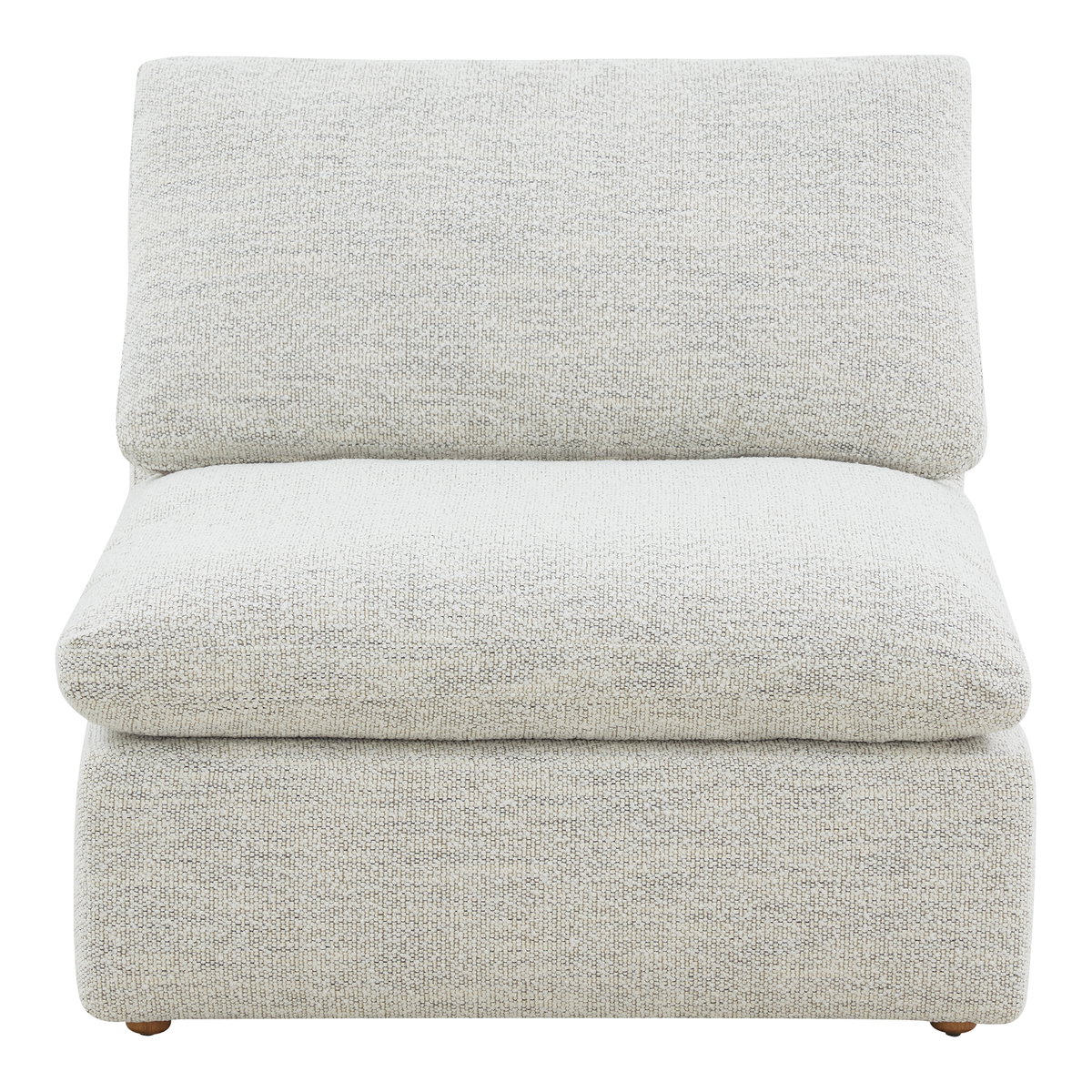 Terra Condo Slipper Chair Coastside Sand, Accent Chair by Moe's Home, 38" width x 32.3" height x 38" depth View 1
