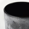 Squally  Black/Brown Glass Ombre Textured Vase, by Mercana, 7.95" length x 7.95" width x 8.62" height thumbnail 6