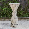 Lenora Stone Drink Table, Side & End Table by Uttermost, 10" width x 22" height x 10" depth thumbnail 2