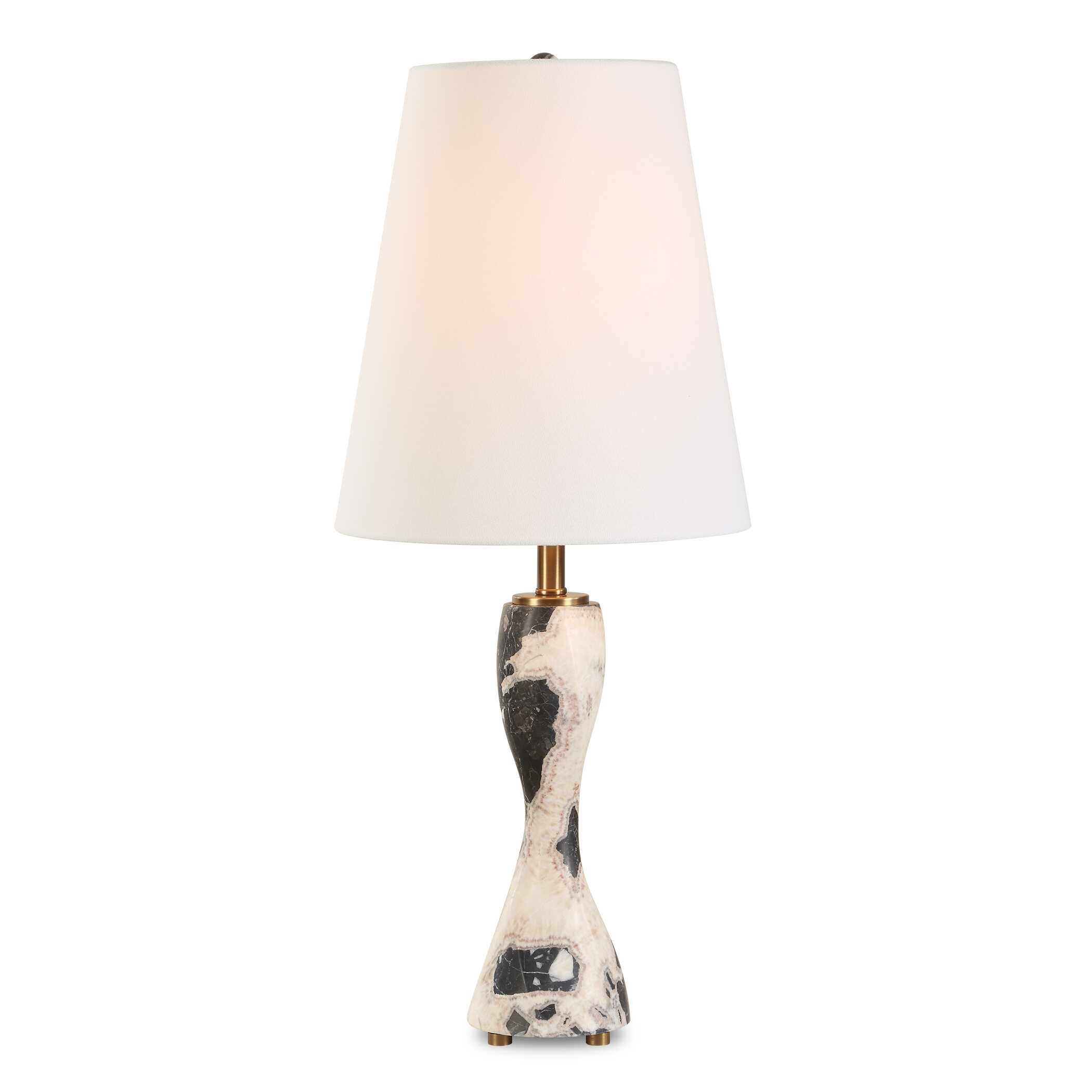 Marcela Panda Marble Buffet Lamp, by Uttermost, 11" width x 25.37" height x 11" depth View 1