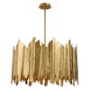Golden Gate 8 Light Industrial Pendant, Ceiling Light by Uttermost, 28" width x 18" height x 28" diameter thumbnail 4