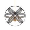 Spherical 5 Light Pendant, Ceiling Light by Uttermost, 27.75" width x 27.5" height x 27.75" depth thumbnail 4